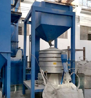 tumbler screening machine chemical powder sieving apply