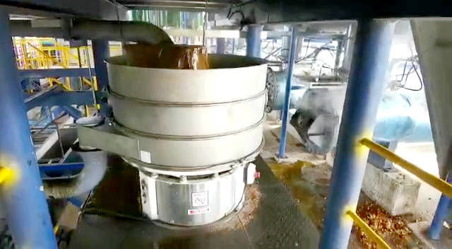 Crude Palm Oil Sieving Vibrating Sieve Machine