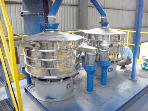 circular vibrating sieve machine for powder sieving application