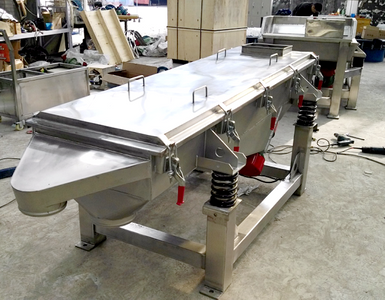 linear vibrating screen for powder