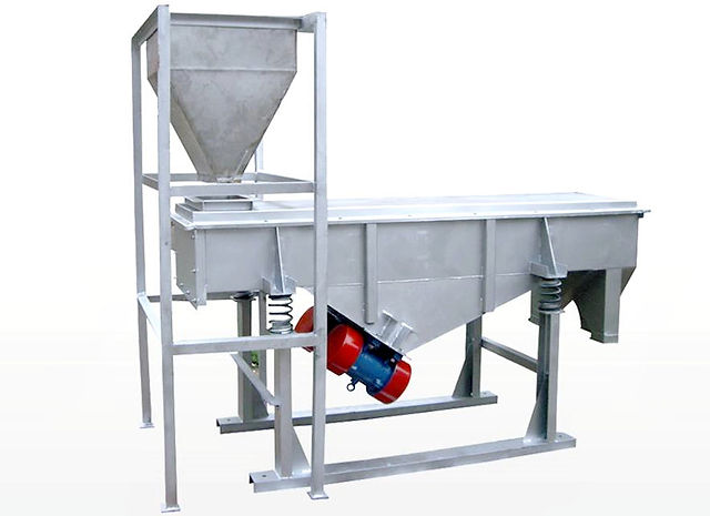 rubber powder sieving Linear vibrating screen