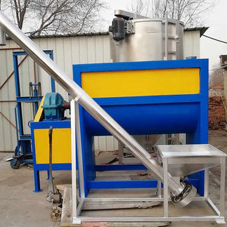 Stainless steel inclined auger screw conveyor details