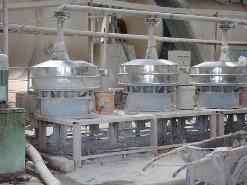 slurry filtering vibrating sieve machine