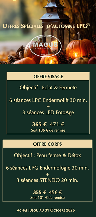 Offre automne LPG chez Magus Roquefort les Pins