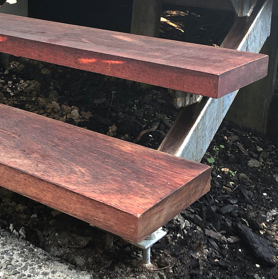 Merbau / Kwila Hardwood Stair Treads