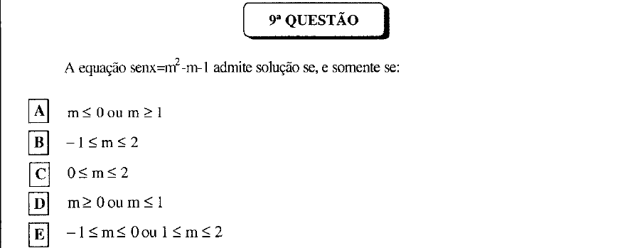 questão 9 de matemática espcex 1997