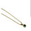 Miniatura: collar cristal verde