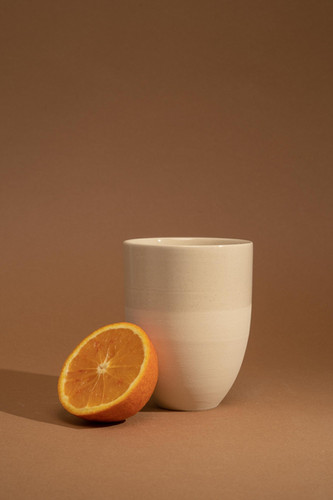 Tasse haute blanche