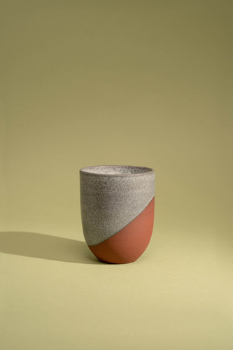 Tasse haute rouge (émail externe)