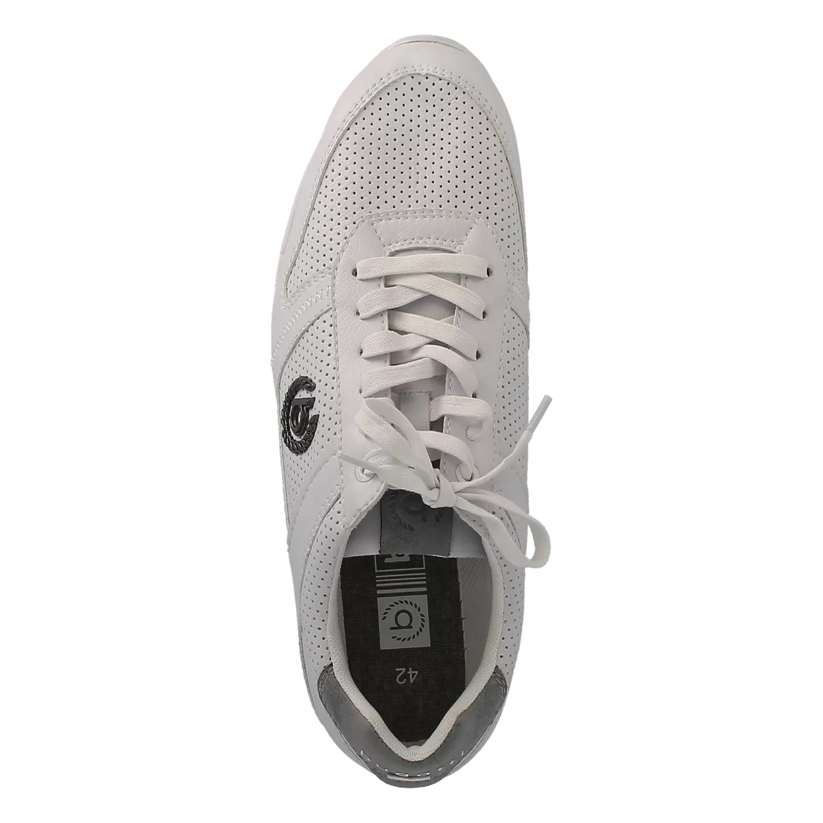 Thumbnail: Bugatti Report White Trainer Shoe