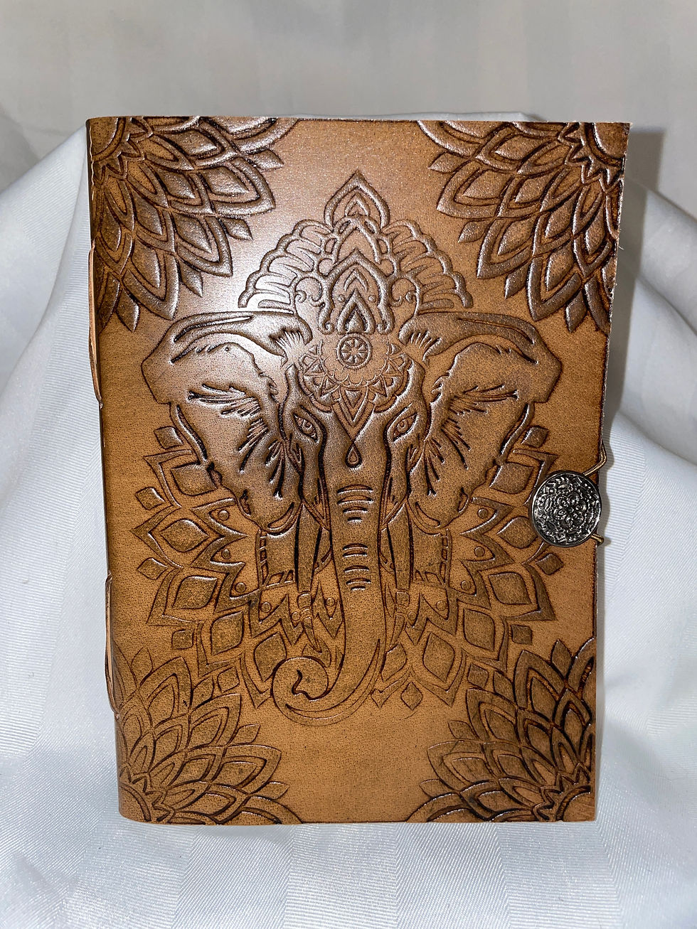 Thumbnail: Leather Bound Embossed Elephant Journal