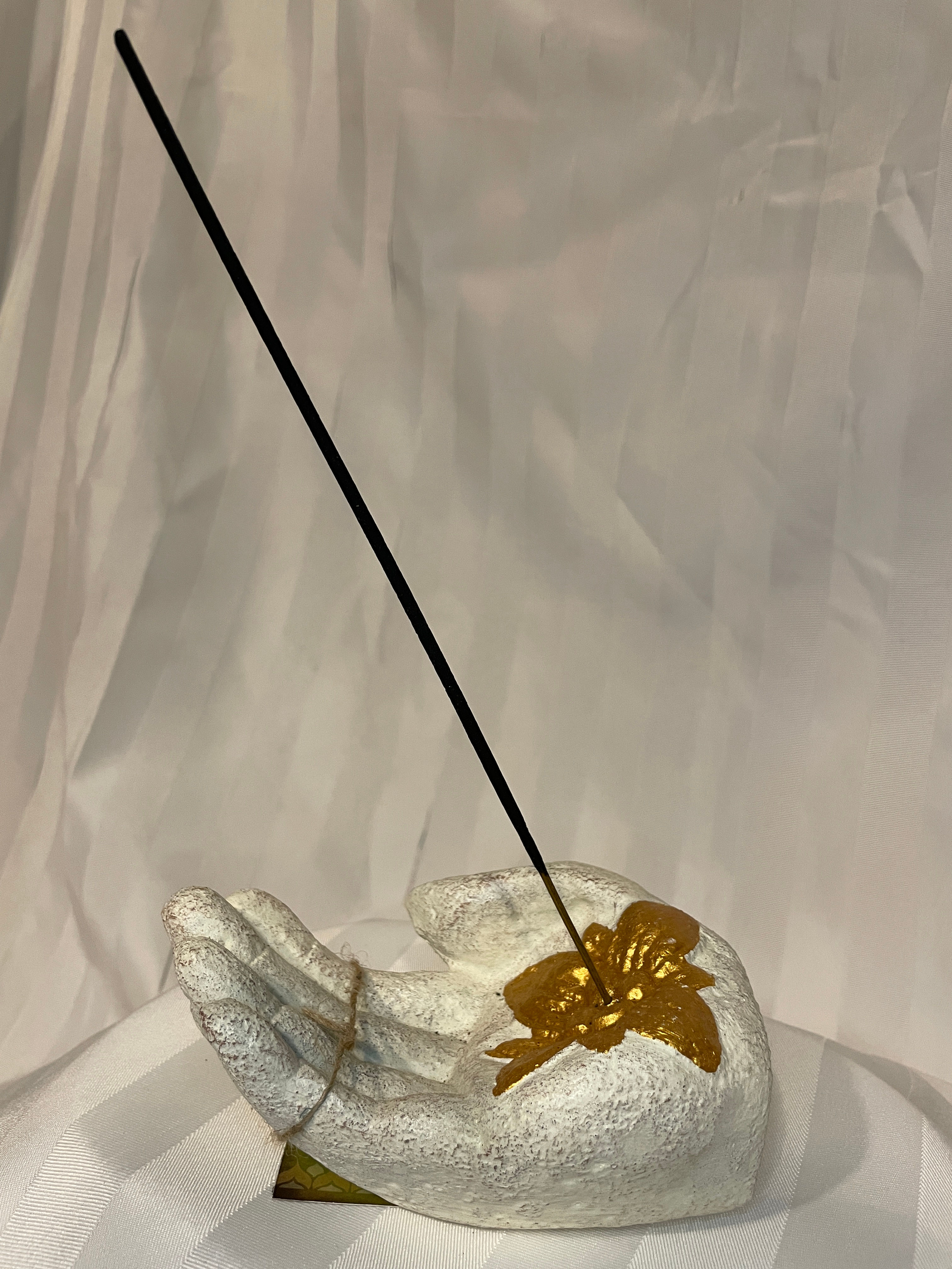 Hand with Painted Lotus Flower