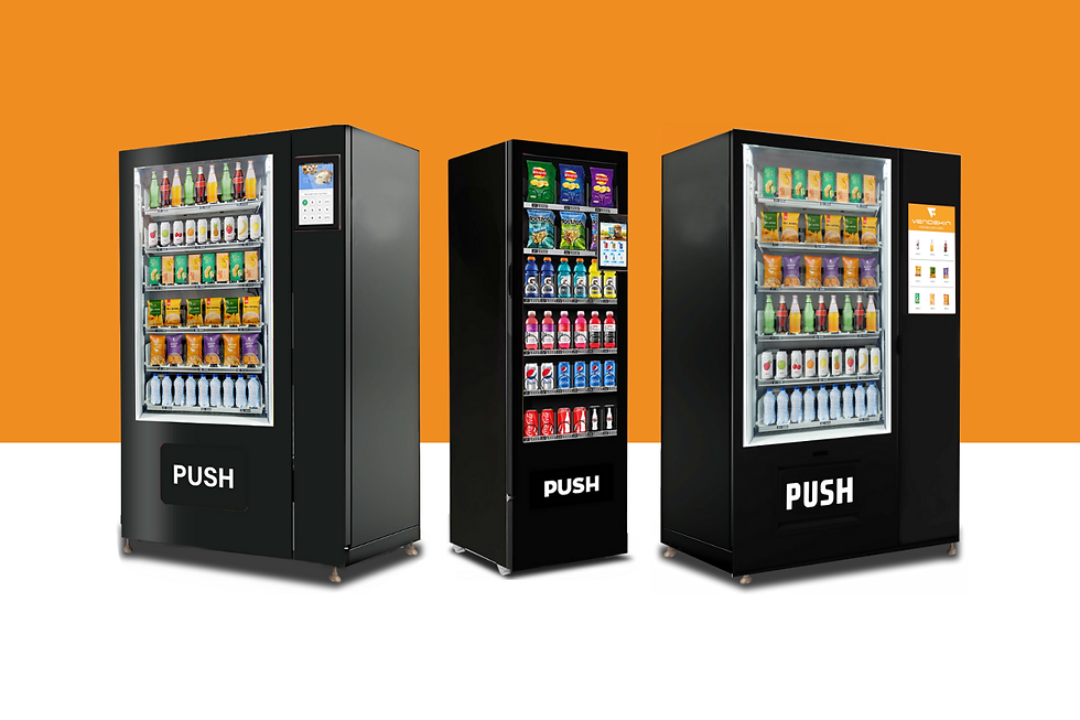office vending machine, healthy office snacks, break-room vending solutions, Vendekin Omnivend Combo, workplace refreshment solutions
