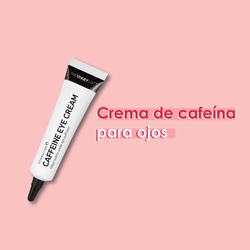 Crema de cafeína para ojos