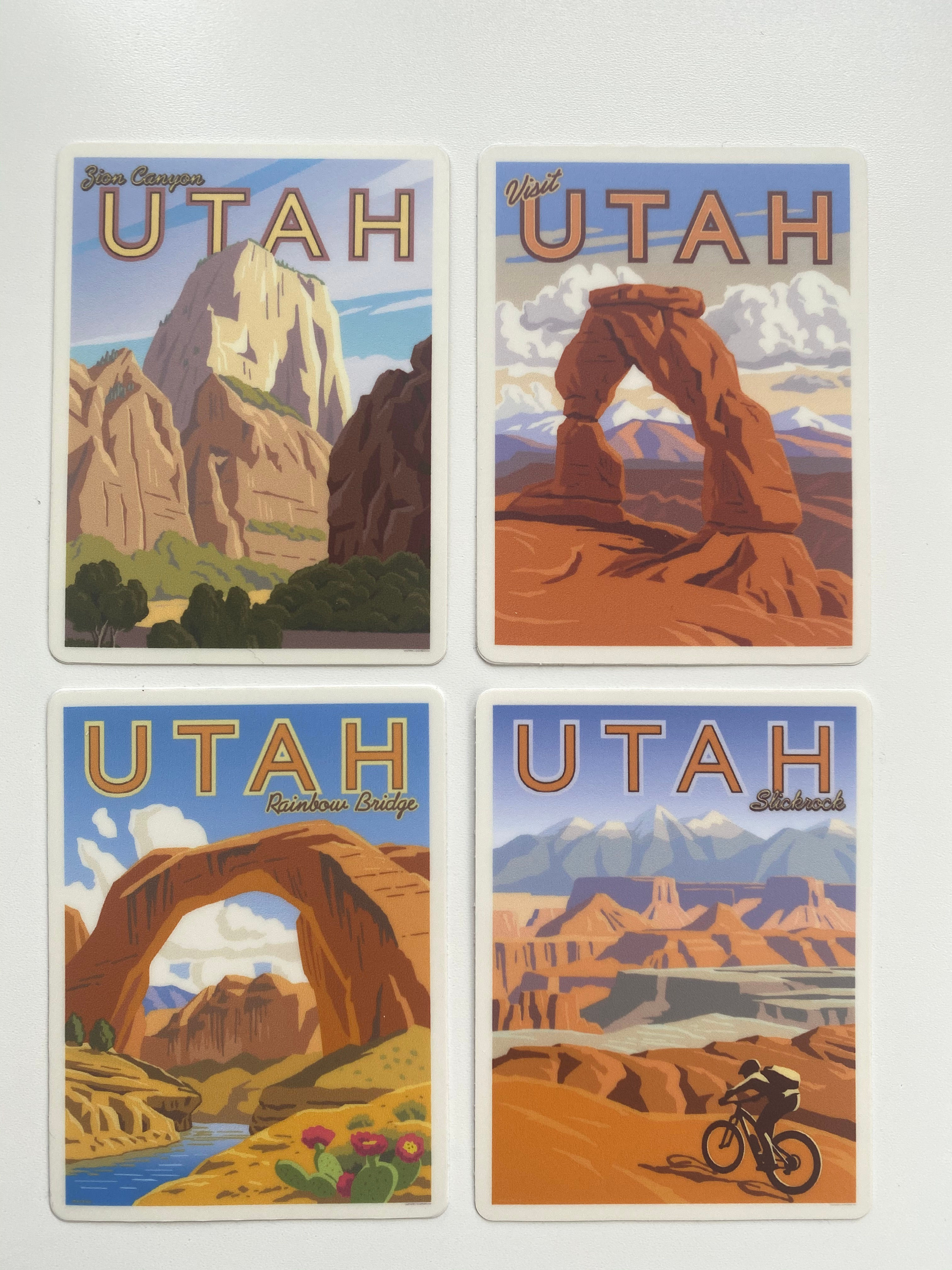 Southern Utah Vinyl Sticker Series