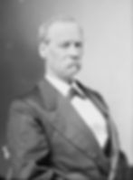 Senator William Sharon looks to the side and faces to the side