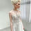 Thumbnail: White tulle beaded bridal gown