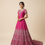 Thumbnail: Raw silk gown with silver embroidery