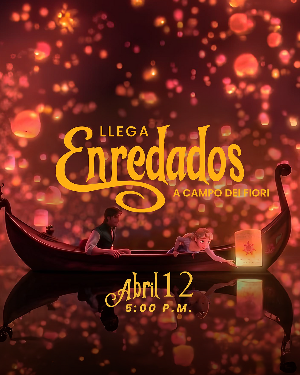 Llega Enredados a Campo dei Fiori