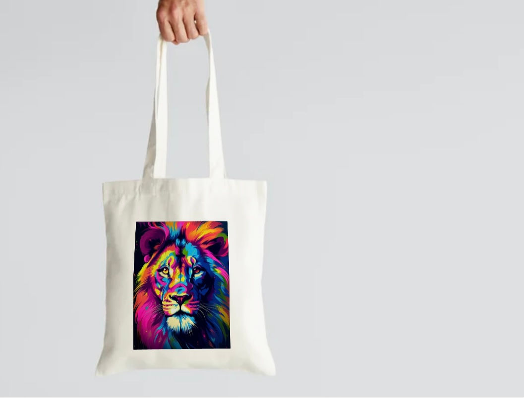 Tote Bag - Colourful Lion