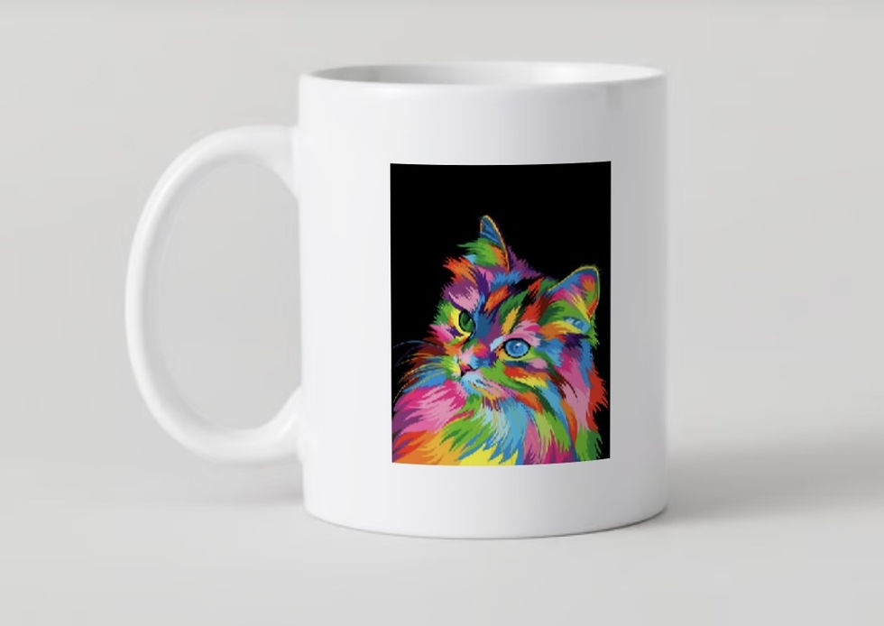 Mug - Colourful Cat