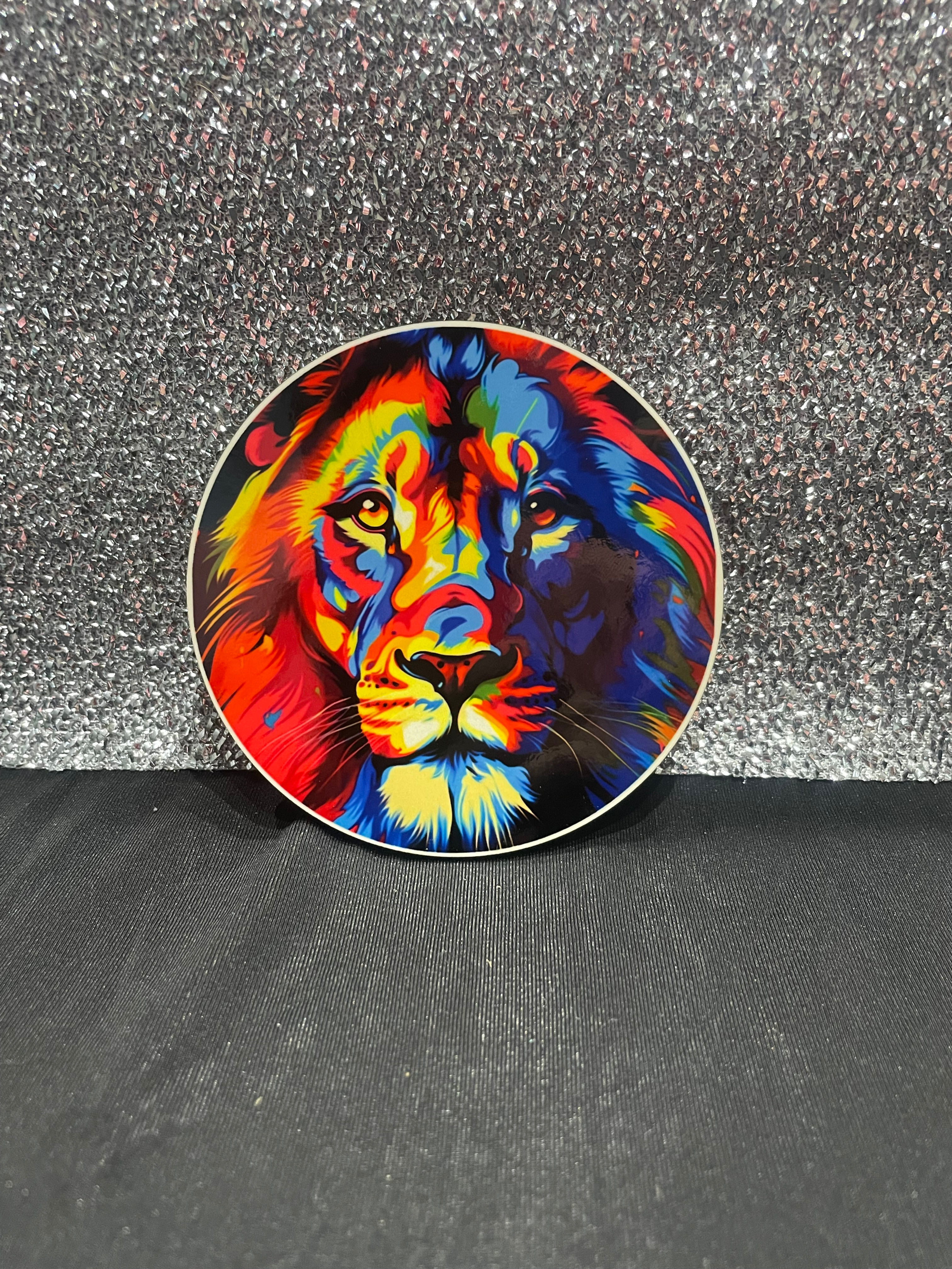 Coaster - Colourful Lion