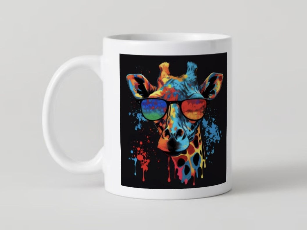 Mug - Colourful Giraffe