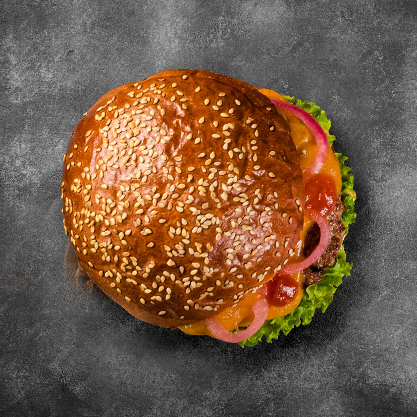Burger de vita cu cartofi prajiti 450gr