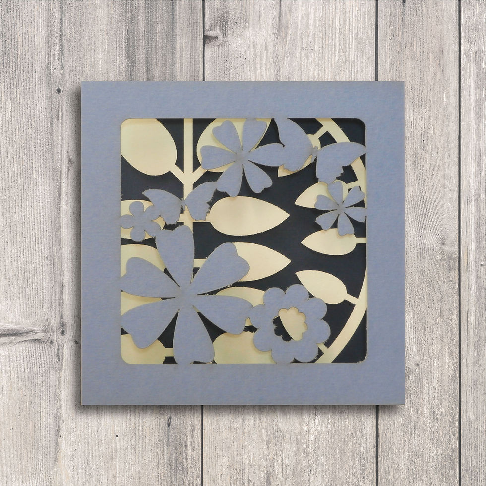 Concertina Cards: Graphic Flowers