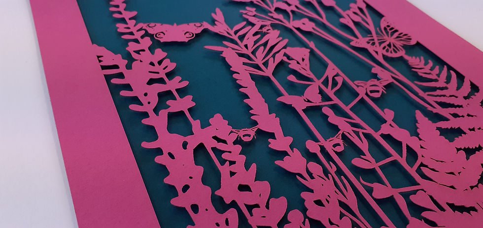 Thumbnail: Wild Flower Laser cut Print