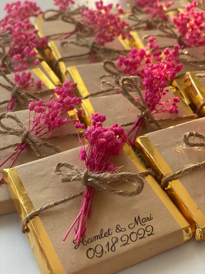 Thumbnail: Wedding chocolate favors/party favors/ engagement favors