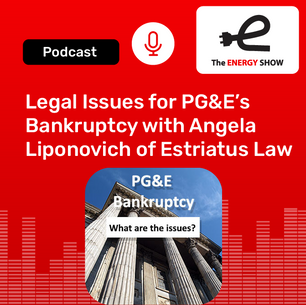 Legal Issues for PG&E's Bankruptcy with Angela Liponovich of Estriatus Law