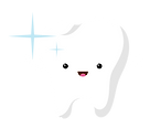 A happy tooth illustration
