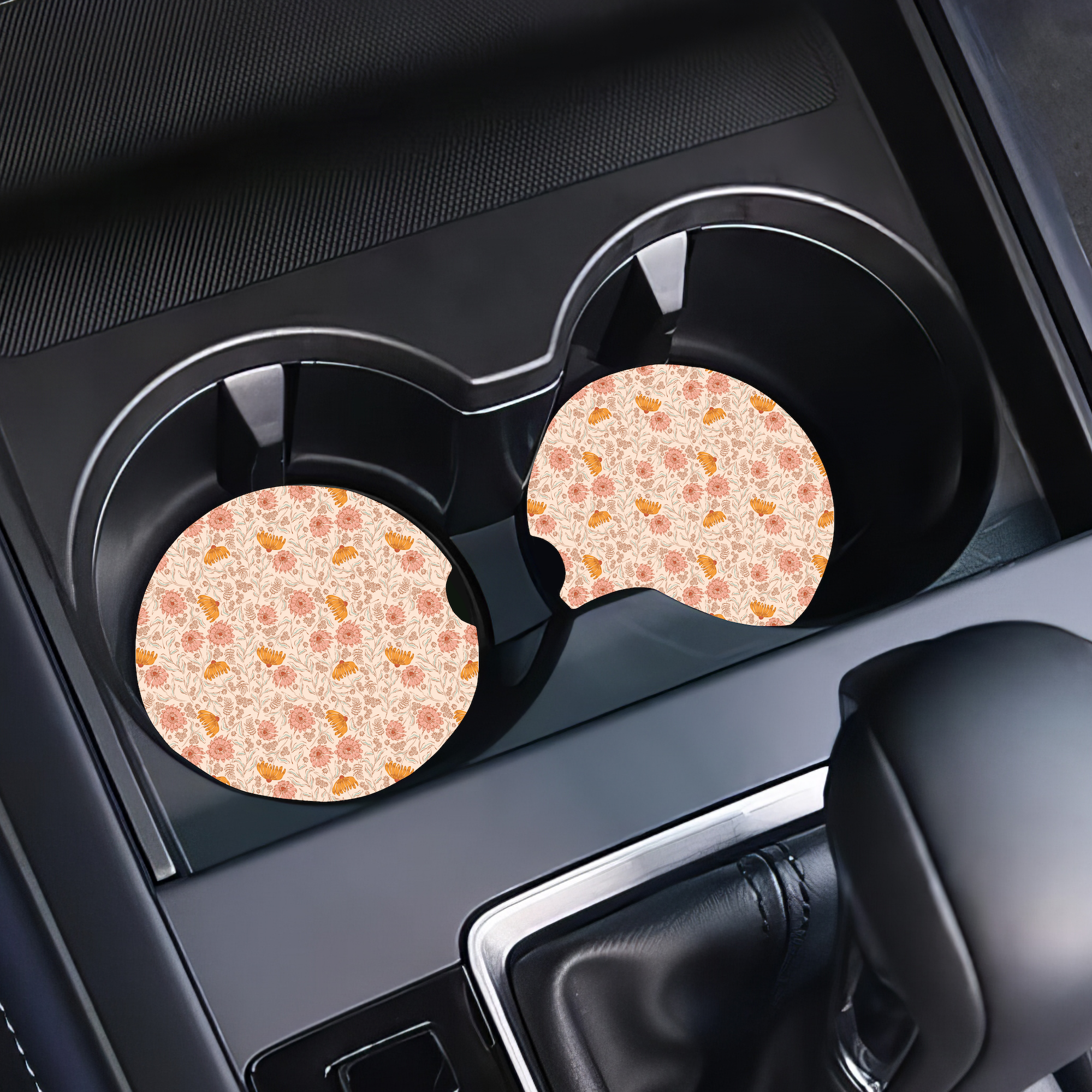 Harriet Car Cup Coasters Set of 2