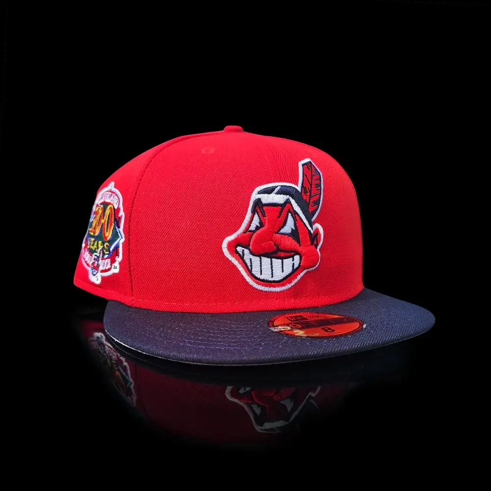 Cleveland Indians Blue On Red Chief Wahoo 59fifty | Size 7