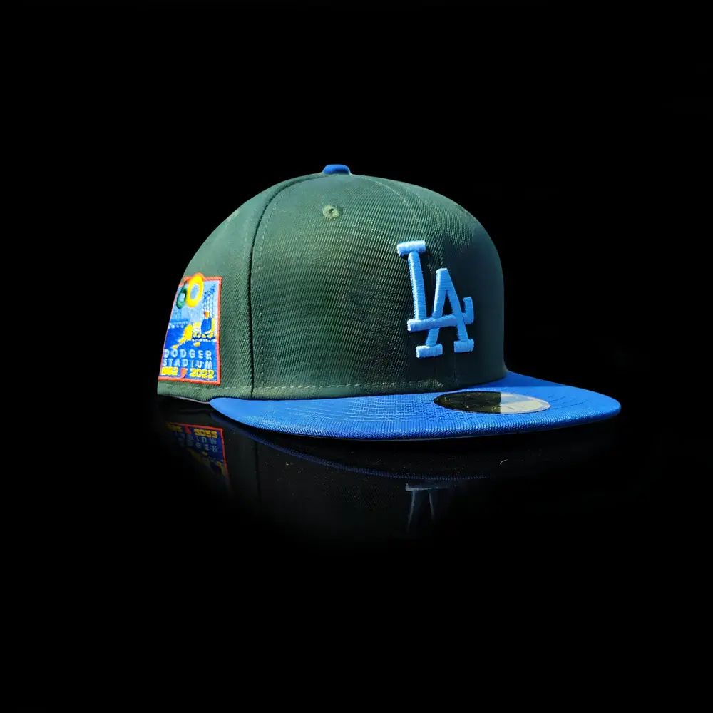 MLB   Los   Angeles   Dodgers   with   60th   Anniversary   side   patch