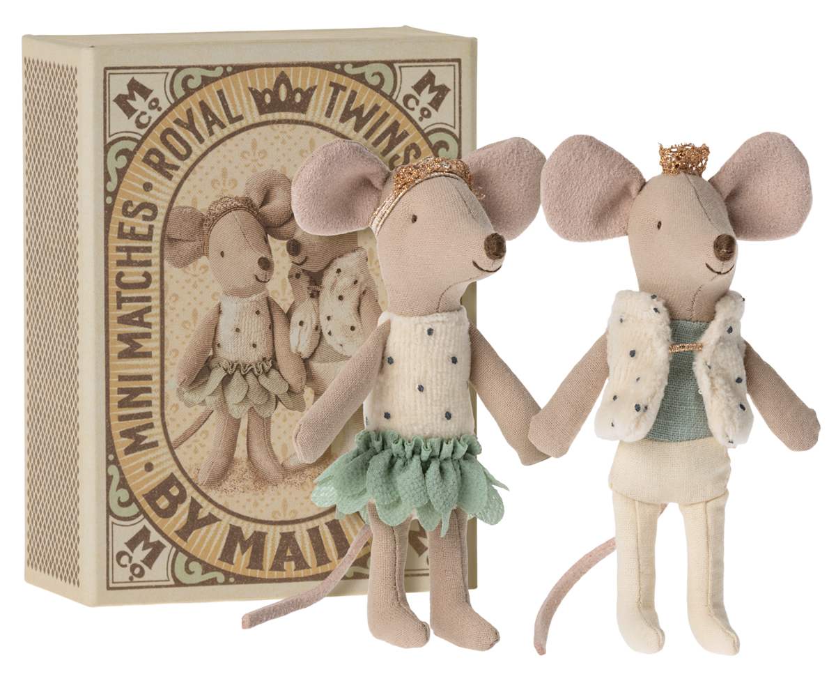 Maileg - Royal Zwillinge Mäuse in Box