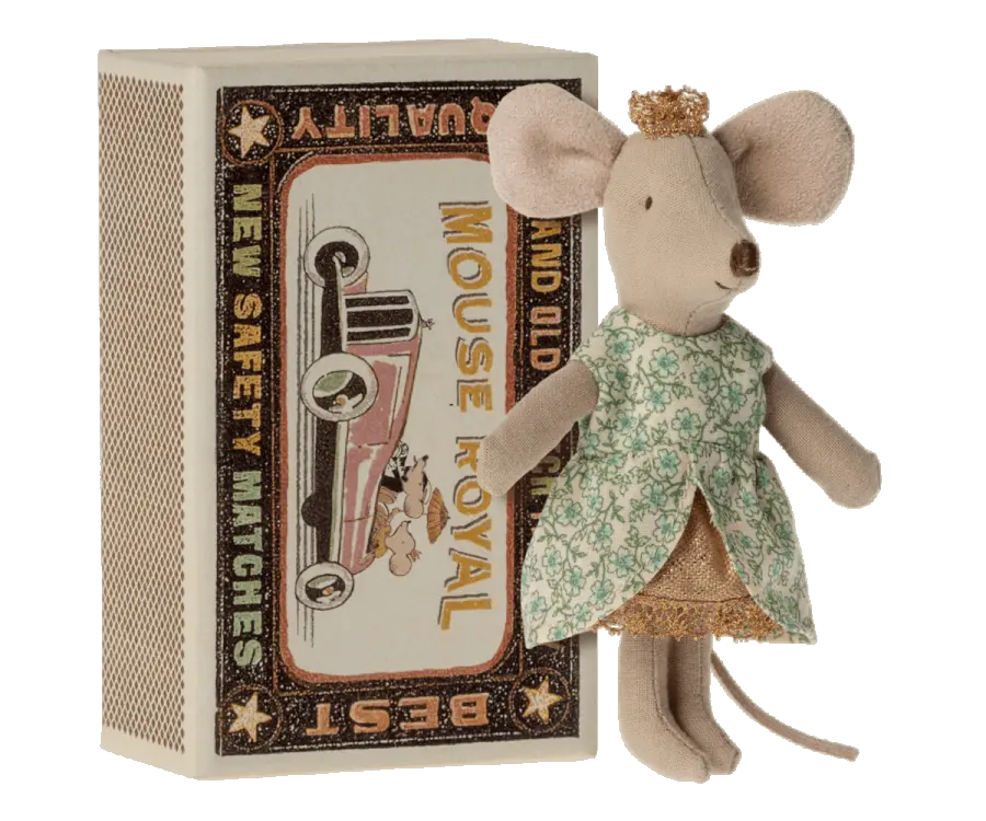 Maileg - Prinzessin Maus kleine Schwester in Matchbox