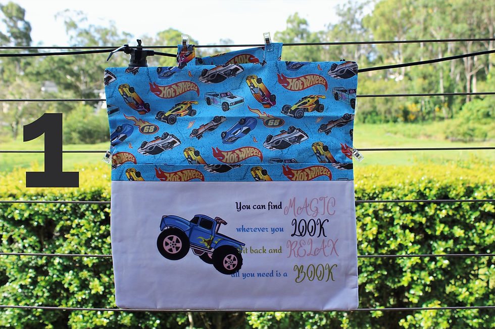 Hot Wheels Reading Pillow