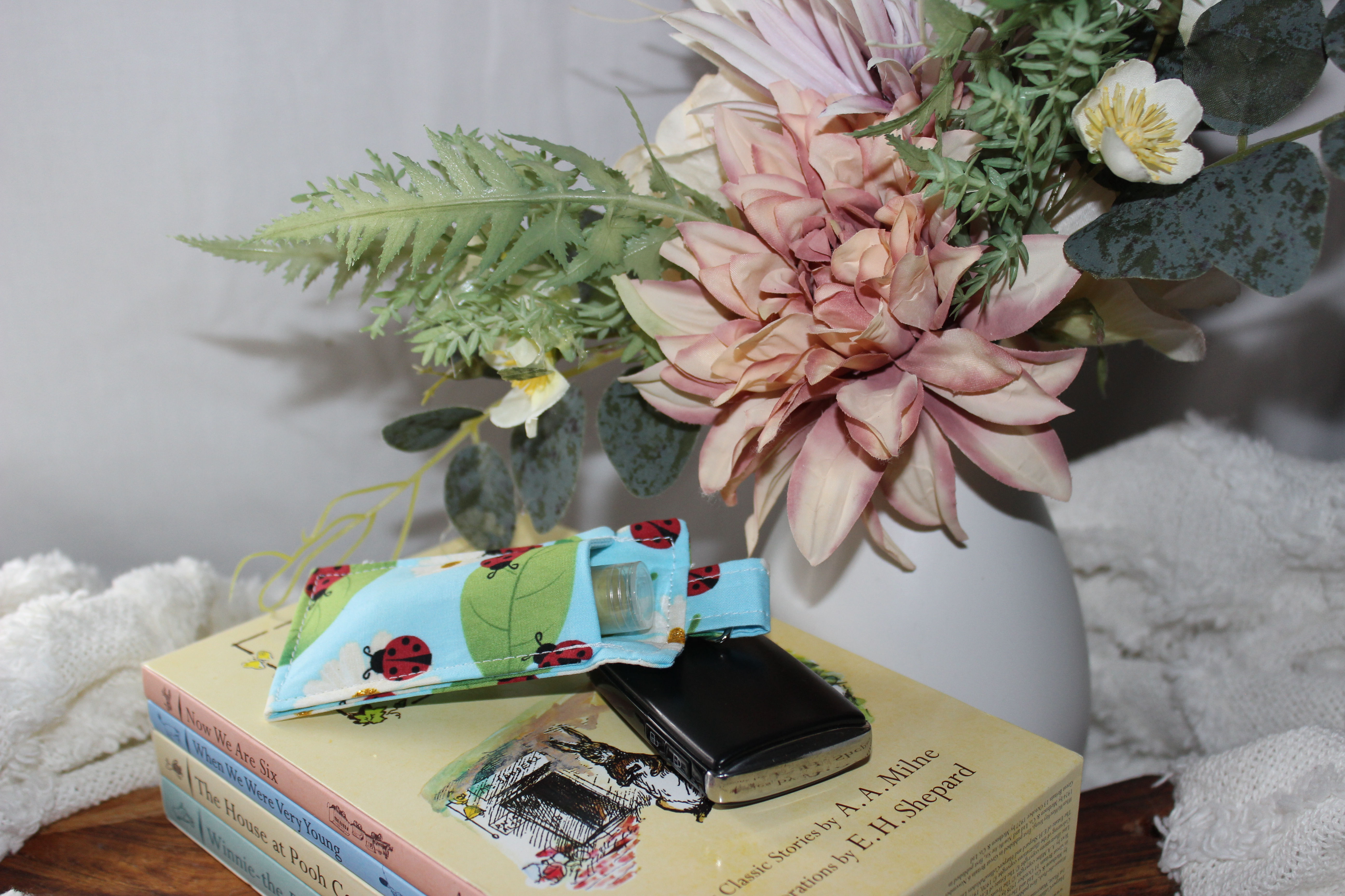 Lady Bug Lip Balm Holder