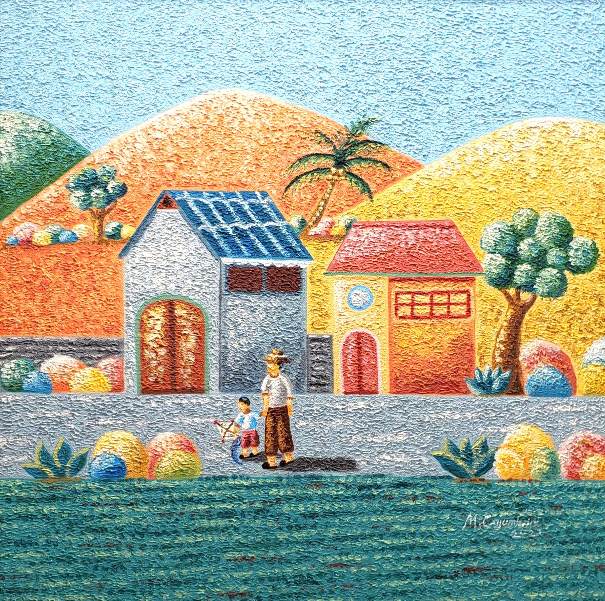 Margarita Cajumban - Father and son