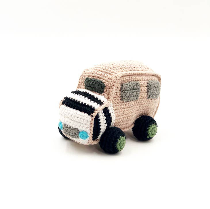 Pebble Plush Jeep Safari Toy