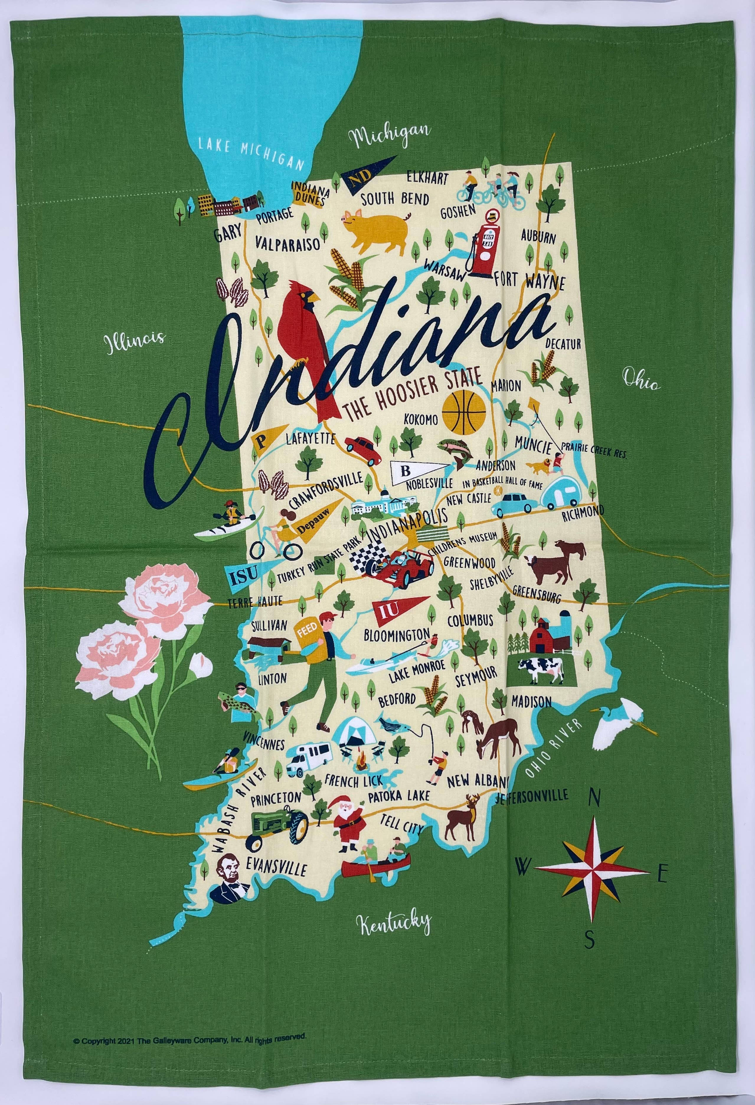 Indiana Cotton Tea Towel