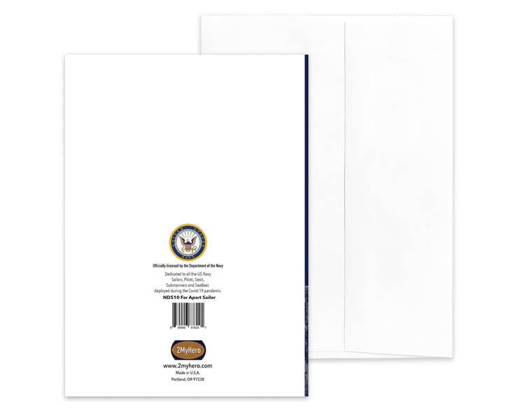 Thumbnail: US Navy Military Deployment Card - Far Apart Sailor