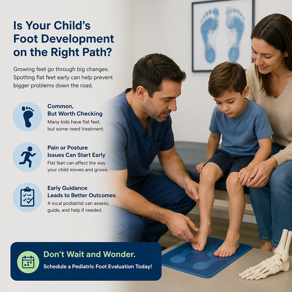 Flat Feet in Kids: Why Woodland Hills Parents Should See a Local Podiatrist Early