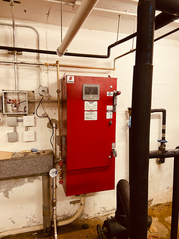 New Fire Pump Controller Installed