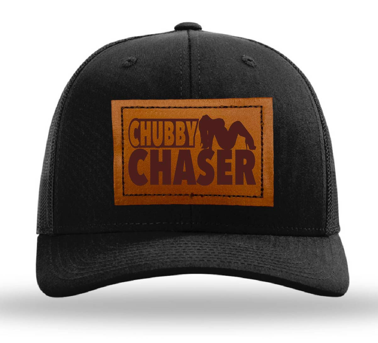 Chubby Chaser Leather Patch Hat $25.00-$30.00