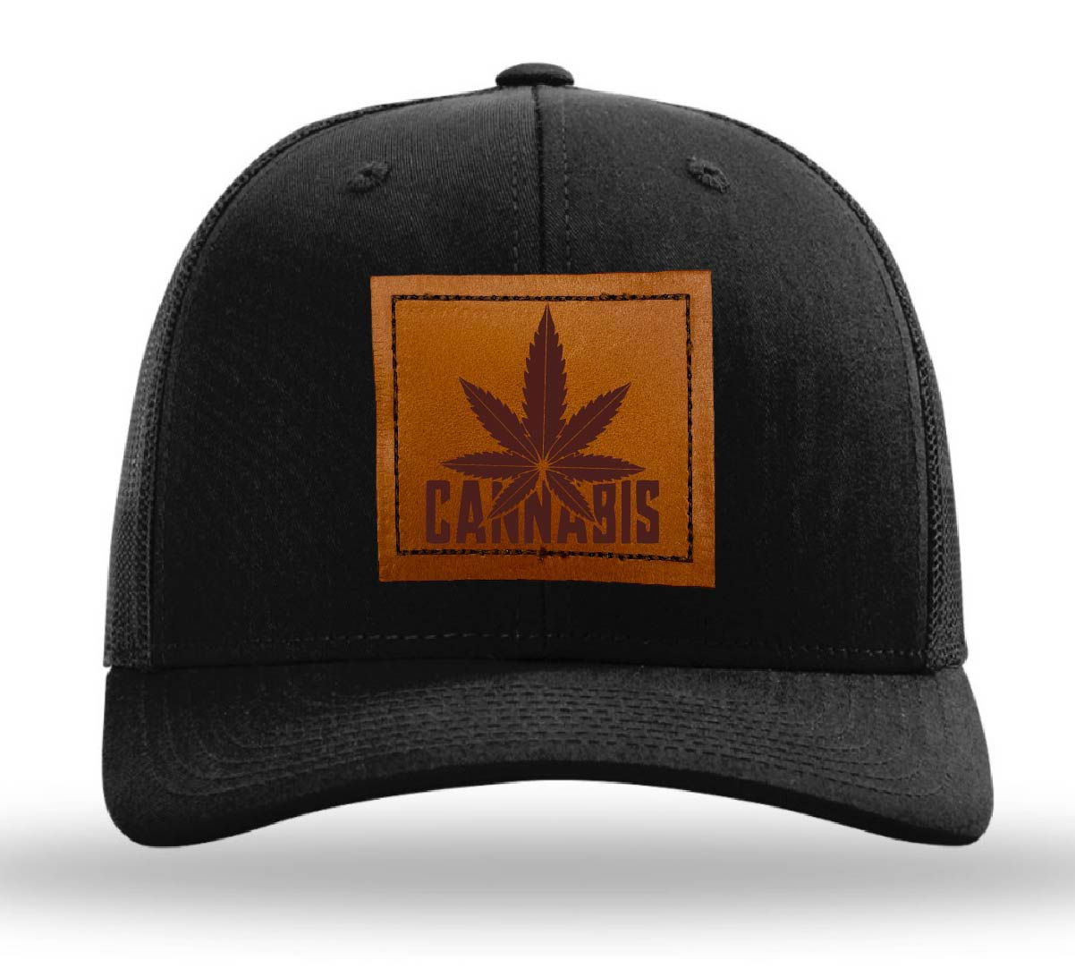 Weed Cannabis Leather Patch Hat $25.00-$30.00
