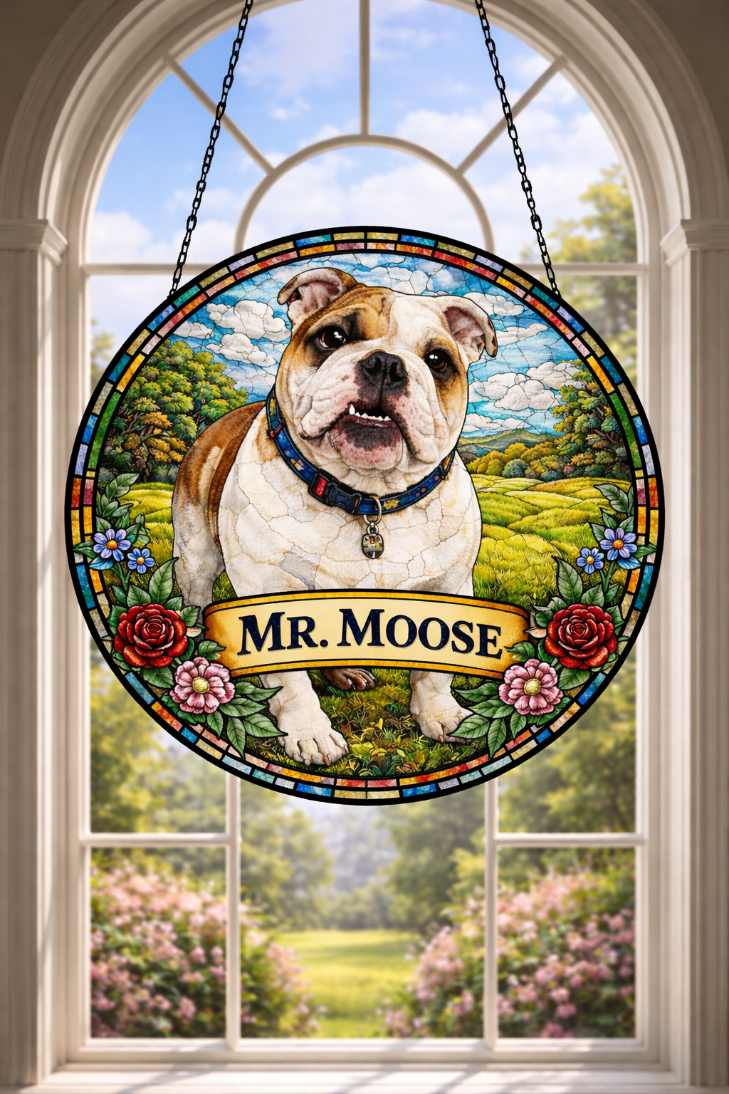 Personalized Stained Glass Sun Catcher