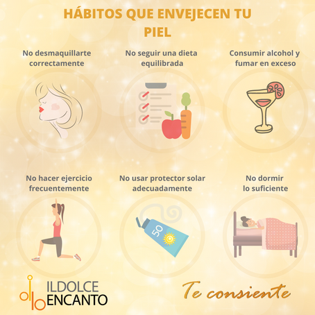 Hábitos que envejecen tu piel